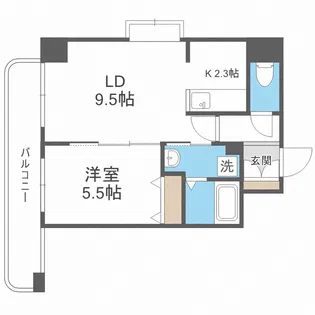 円山ガーデンヒルズ【4階】の間取り