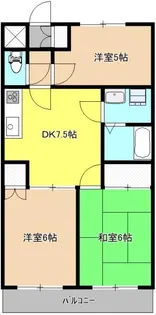 メイプル所沢【3階】の間取り