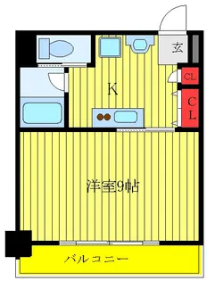 リーフコンフォ ト赤羽【3階】の間取り