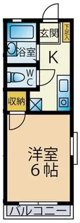 シャンポール青葉【2階】の間取り