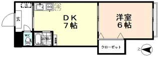 ジョイナス八尾【1階】の間取り