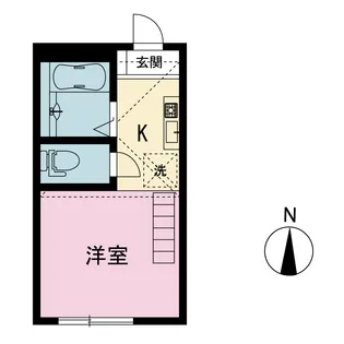 グラート藤沢【1階】の間取り