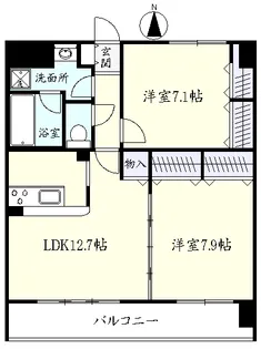 ディアス長町南【4階】の間取り