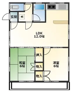 ガーデンHN【2階】の間取り