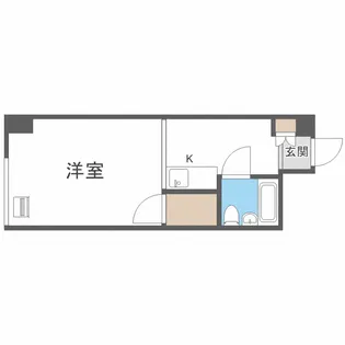チサンマンション札幌第一【3階】の間取り