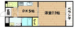 フィールライフ春日【1階】の間取り
