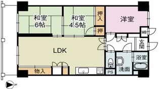 ビアンカ府中【9階】の間取り
