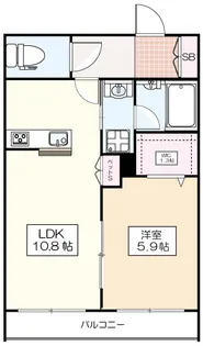 アーバンコートミタカ【3階】の間取り
