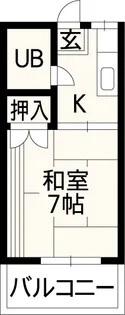 コーポさくら【2階】の間取り