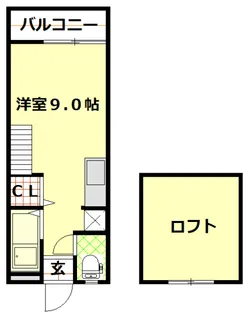 エスポワール本尾【2階】の間取り