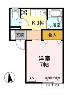 コーポSG【2階】の間取り