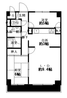 エクセル三浦海岸【3階】の間取り