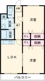 マンショングランチャイルド【3階】の間取り