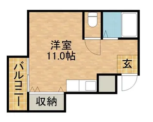 サンフォーレII【1階】の間取り
