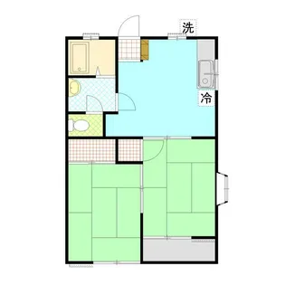 姥子ハイツ【2階】の間取り