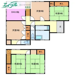 三重県北牟婁郡紀北町相賀【一戸建】の間取り