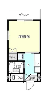メゾンミレー【2階】の間取り