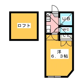 クラウドナイン 1【2階】の間取り