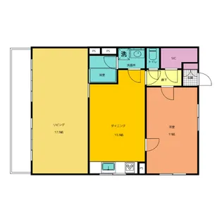 協立マンション【2階】の間取り