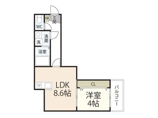 リタリッチ五番館【3階】の間取り