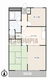 サンフィット小柳I【2階】の間取り