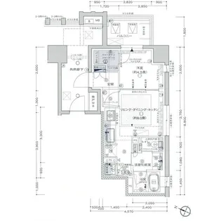 プラウドタワー本町二丁目【2階】の間取り