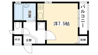 兵庫県西宮市甲子園口2【マンション】の間取り