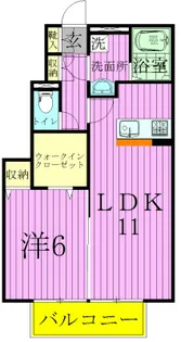 千葉県松戸市新松戸6【アパート】の間取り