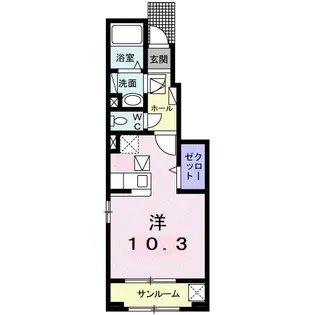 ジェネシス【1階】の間取り