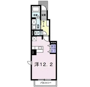 シャルマン・メゾンB【1階】の間取り