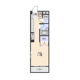 シティハイツIT【1階】の間取り