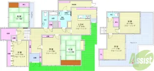 宮城県仙台市青葉区国見3【一戸建】の間取り