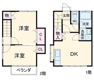 千葉県千葉市稲毛区宮野木町【一戸建】の間取り