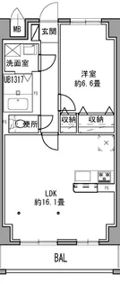 栃木県宇都宮市南大通り3【マンション】の間取り