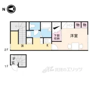 レオパレス日和【2階】の間取り