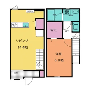 静岡県沼津市三芳町【一戸建】の間取り
