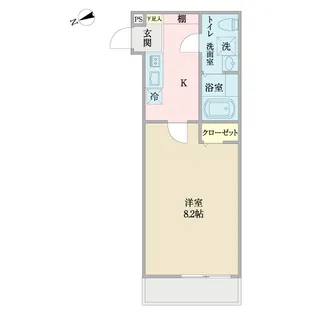 オリーブ【3階】の間取り