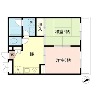 グリーンタカノ【2階】の間取り