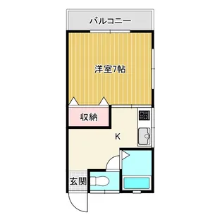ハイツ小林【2階】の間取り