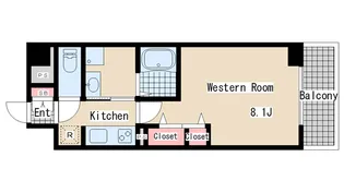 リバーサイド苅藻川【2階】の間取り