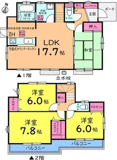 千葉県白井市笹塚2【一戸建】の間取り