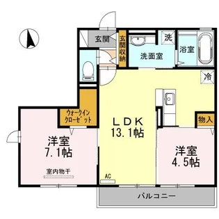 チェリー ブランカ【3階】の間取り
