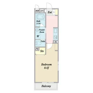 マリーズハウス【2階】の間取り