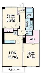 ルミエール【2階】の間取り