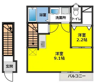 Ehre(エーレ)【2階】の間取り
