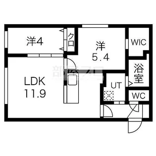北海道札幌市西区琴似四条7【マンション】の間取り
