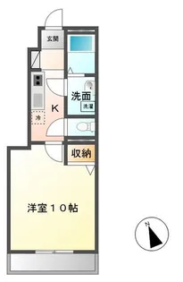 茨城県ひたちなか市大字高野【アパート】の間取り