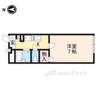 レオパレス大陽舞鶴【1階】の間取り