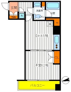 東京都立川市錦町1【マンション】の間取り