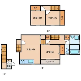 popeye houseの間取り